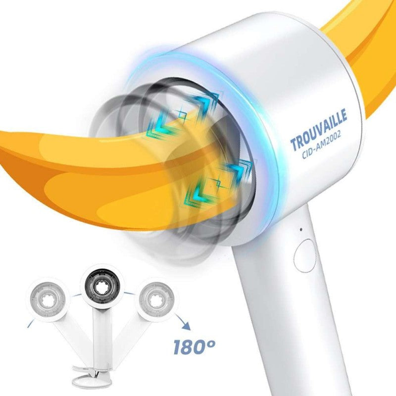 Blow-dryer style suction masturbator (with stand)جهاز استمناء شفط بتصميم يشبه مجفف الشعر (مع حامل)