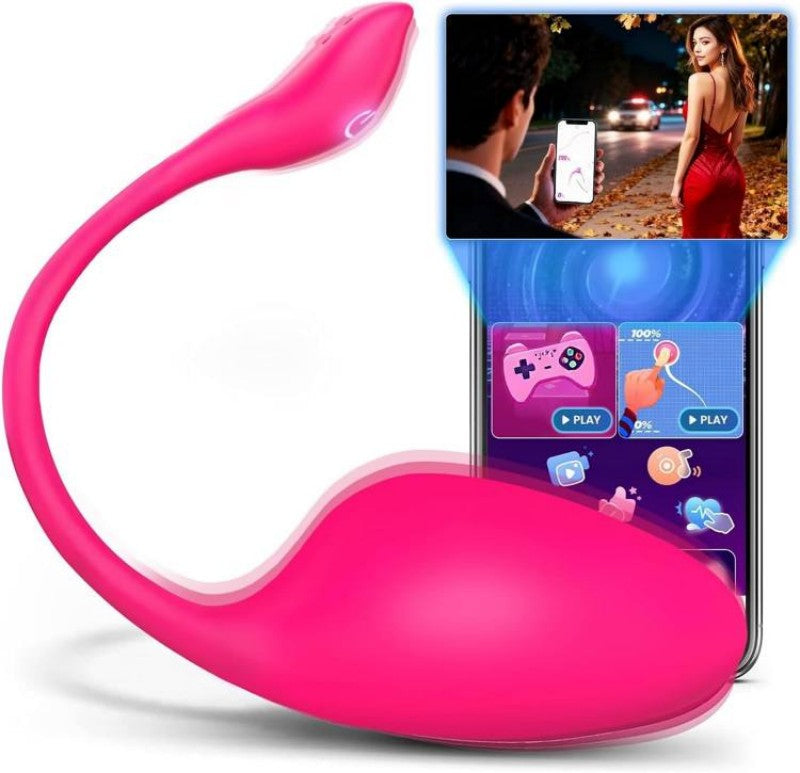 App-controlled vibrating egg(بيضة هزازة يتم التحكم فيها عبر تطبيق)