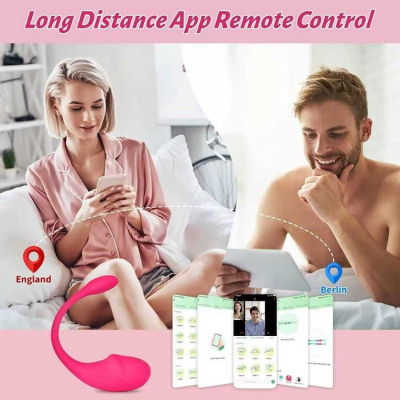App-controlled vibrating egg(بيضة هزازة يتم التحكم فيها عبر تطبيق)