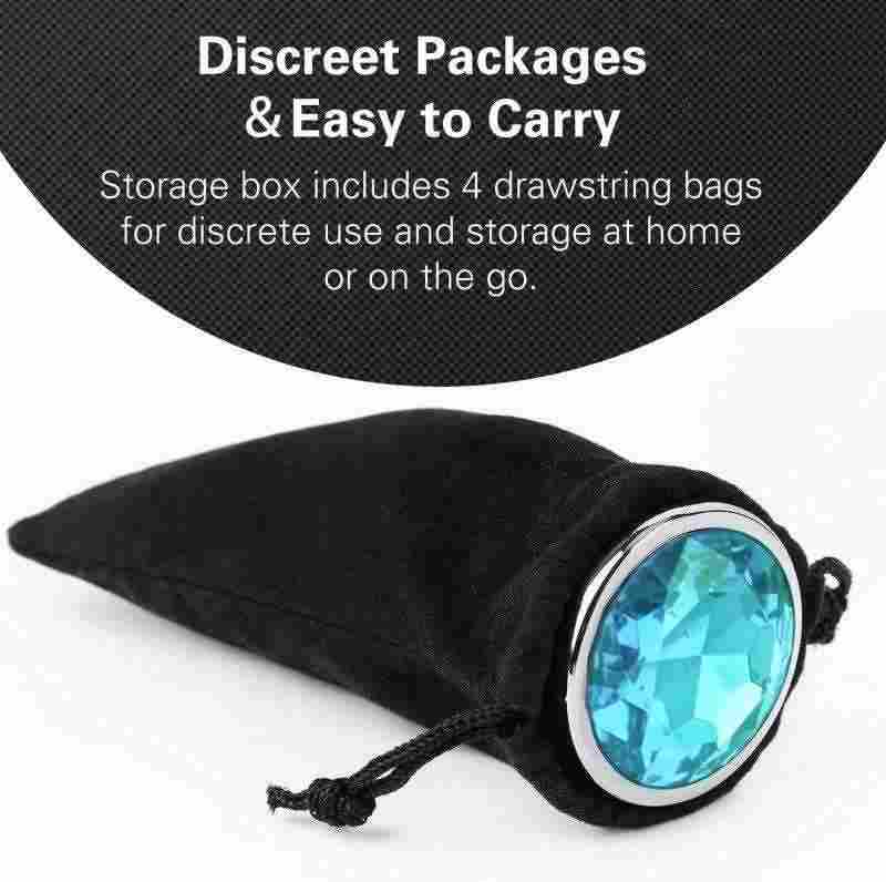 Metal Anal Plug Set Large/Medium/Small(طقم سدادات شرجية معدنية كبير/متوسط/صغير)