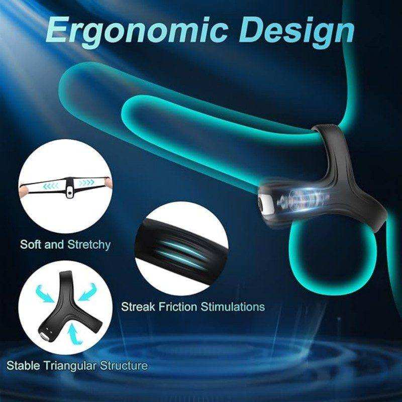Electric vibrating cock ring(حلقة قضيب كهربائية هزازة)
