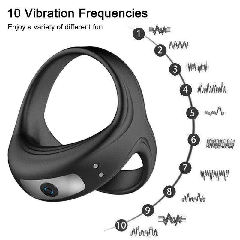 Electric vibrating cock ring(حلقة قضيب كهربائية هزازة)