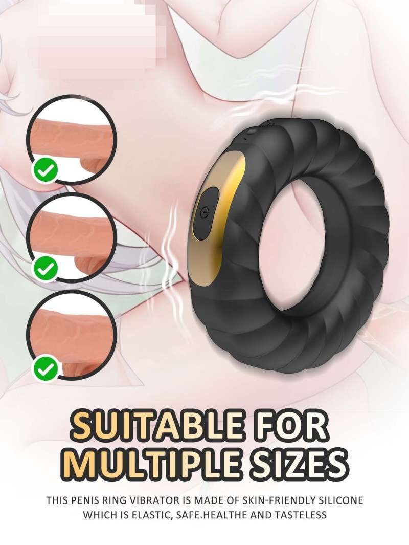 Elektrikong nagvibrate na singsing ng titi